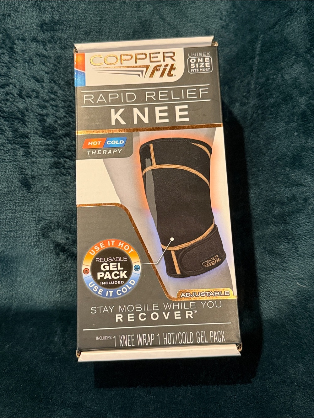 NWT Copper Fit Rapid Relief Knee Brace